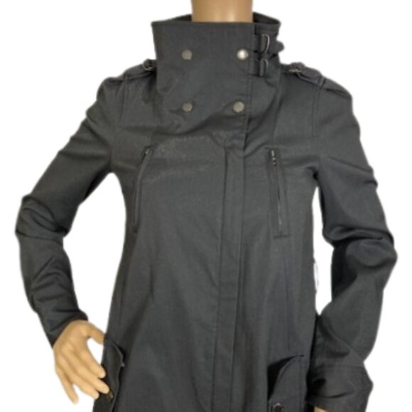 Armani Exchange Belted Collar Modern Trench Jacket - Picture 2 of 7